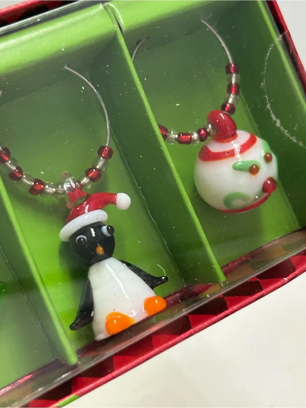 Christmas Wine Glass Charms Pier 1 Imports Drink Charms Set